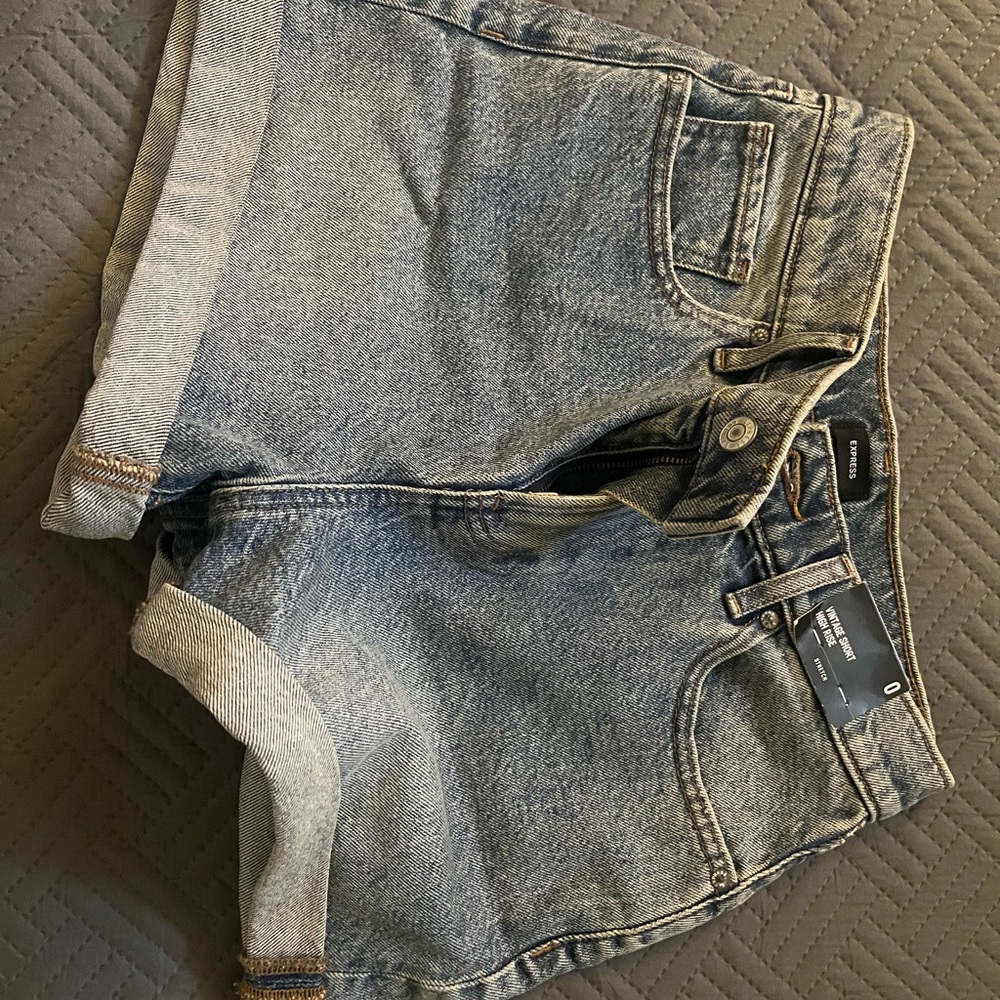 Express Women's Blue Jean Shorts